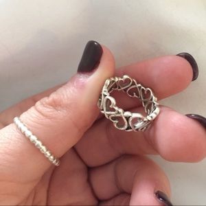 Tiffany loving heart ring. Size 5.